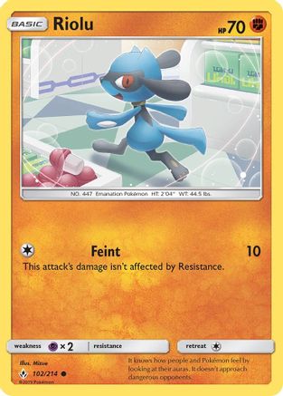 Riolu (102/214) [SM  Unbroken Bonds] - Common