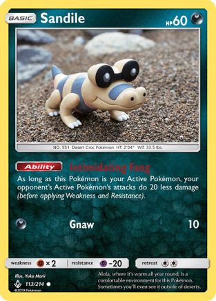 Sandile (113/214) [SM  Unbroken Bonds] - Common