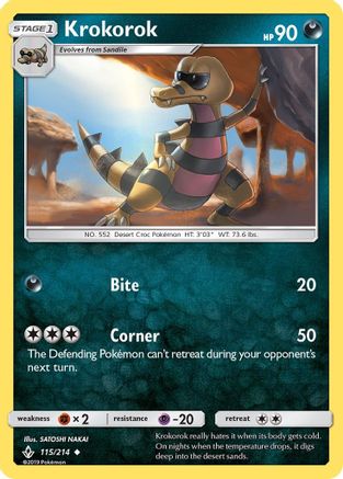 Krokorok (115/214) [SM  Unbroken Bonds] - Uncommon