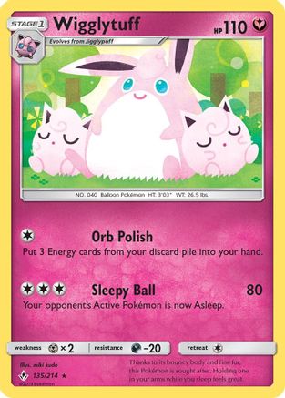 Wigglytuff (135/214) [SM  Unbroken Bonds] - Rare