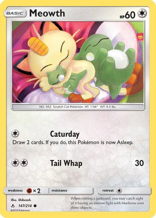 Meowth (147/214) [SM  Unbroken Bonds] - Common