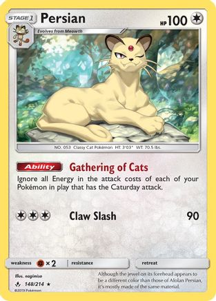 Persian (148/214) [SM  Unbroken Bonds] - Rare