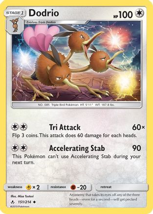Dodrio (151/214) [SM  Unbroken Bonds] - Uncommon