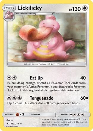 Lickilicky (153/214) [SM  Unbroken Bonds] - Rare