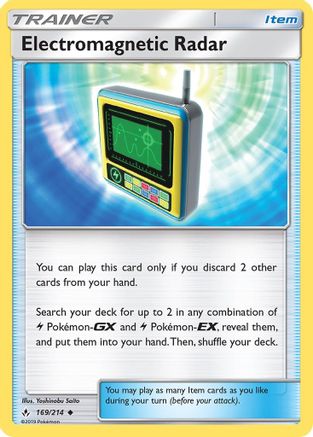 Electromagnetic Radar (169/214) [SM  Unbroken Bonds] Reverse Holofoil - Uncommon