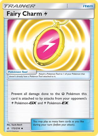 Fairy Charm L (172/214) [SM  Unbroken Bonds] Reverse Holofoil - Uncommon