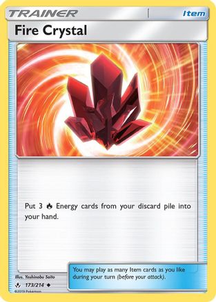 Fire Crystal (173/214) [SM  Unbroken Bonds] - Uncommon