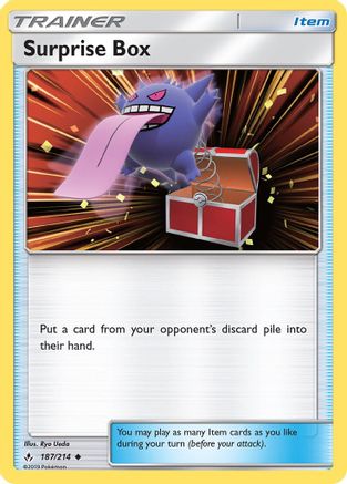 Surprise Box (187/214) [SM  Unbroken Bonds] Reverse Holofoil - Uncommon