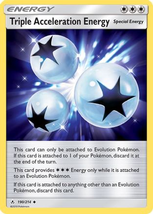 Triple Acceleration Energy (190/214) [SM  Unbroken Bonds] - Uncommon