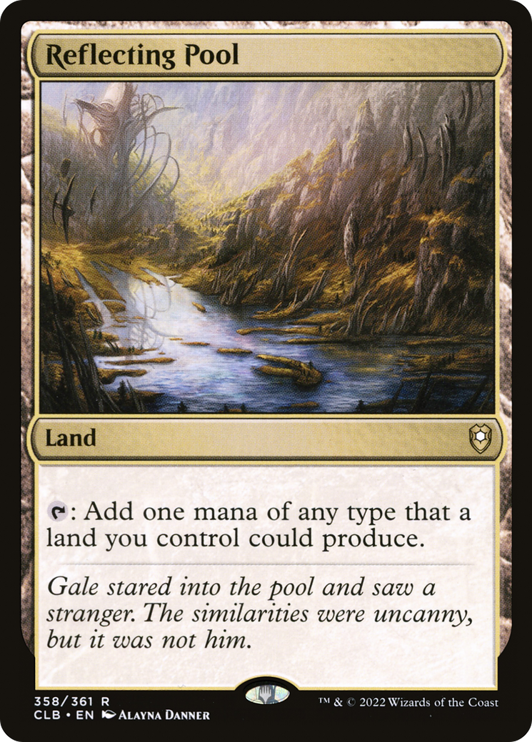 Reflecting Pool (CLB-358) [Commander Legends: Battle for Baldur's Gate] Foil