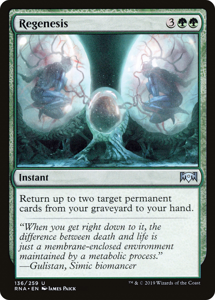 Regenesis (RNA-136) [Ravnica Allegiance] Foil