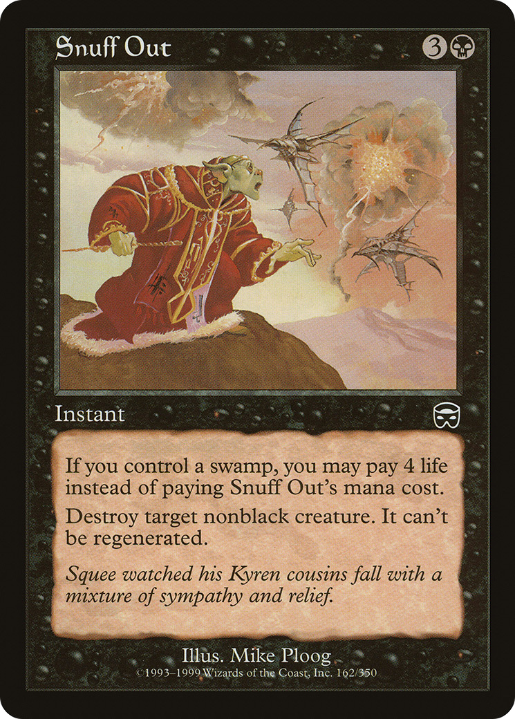 Snuff Out (MMQ-162) [Mercadian Masques]