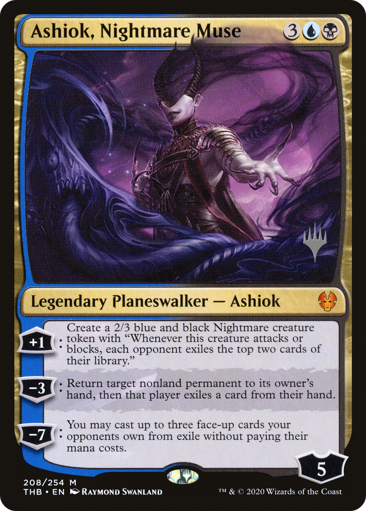 Ashiok, Nightmare Muse (PPTHB-208) [Promo Pack: Theros Beyond Death Promos]