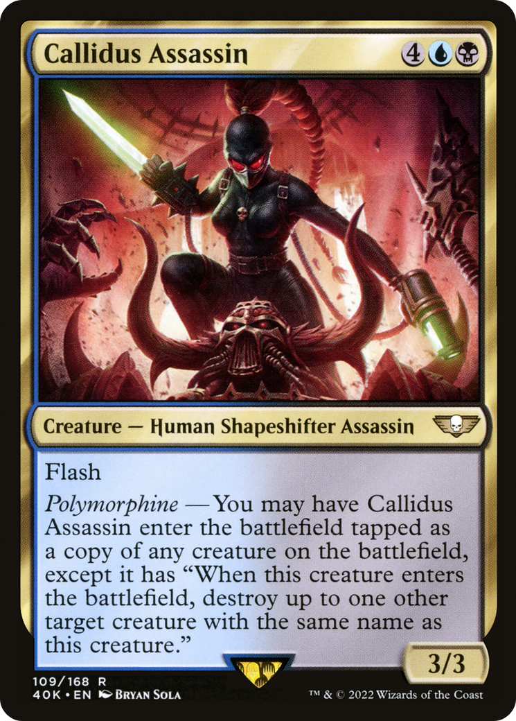 Callidus Assassin (40K-109) [Warhammer 40,000 Commander]