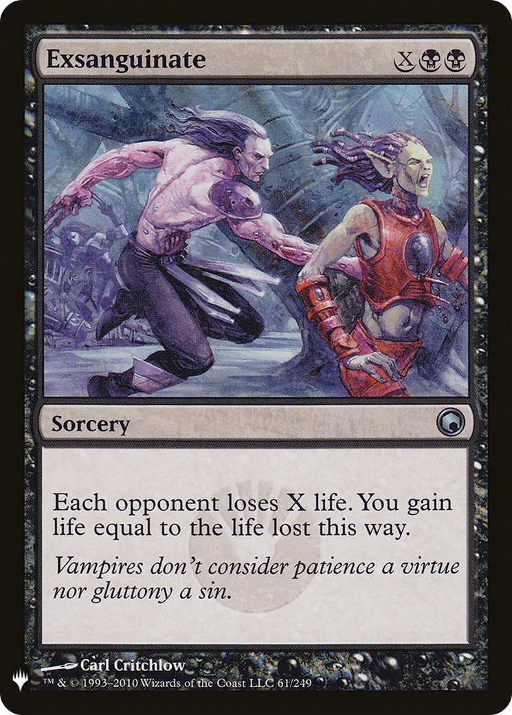 Exsanguinate (LIST-SOM-61) [The List]