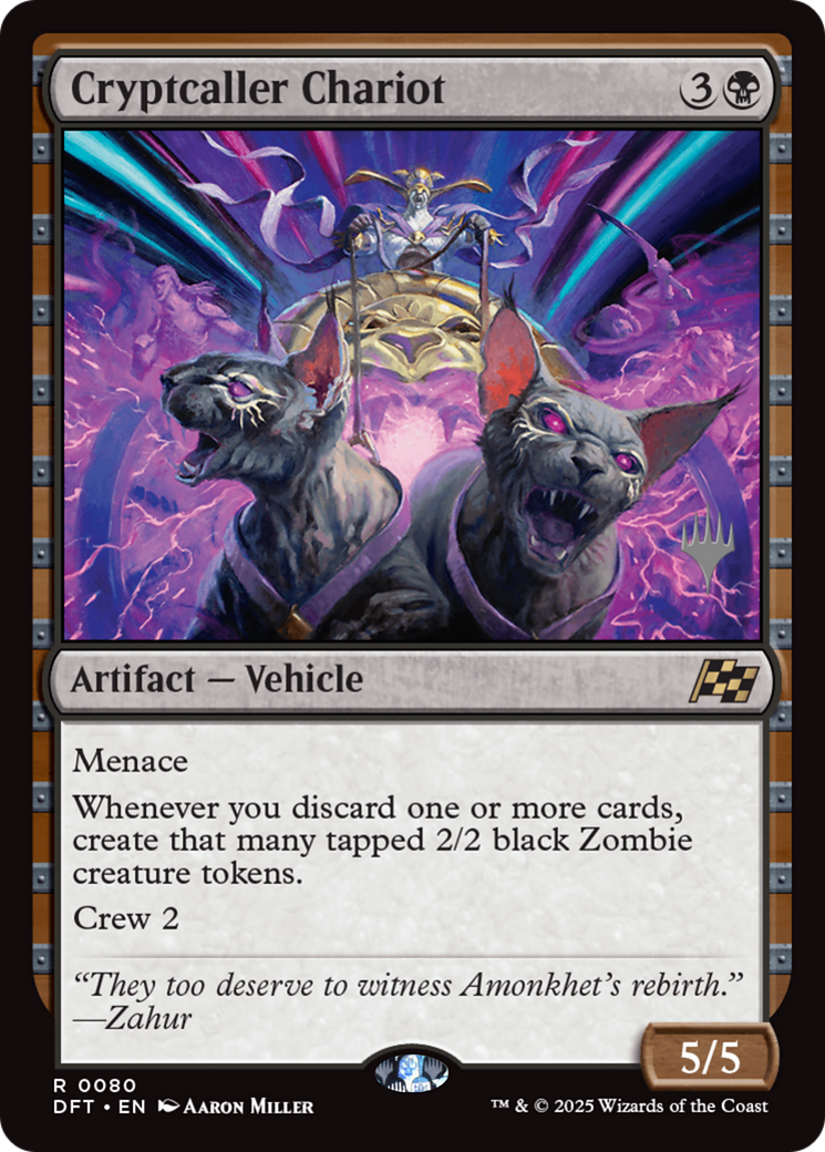 Cryptcaller Chariot (PPDFT-080) [Promo Pack: Aetherdrift] Foil