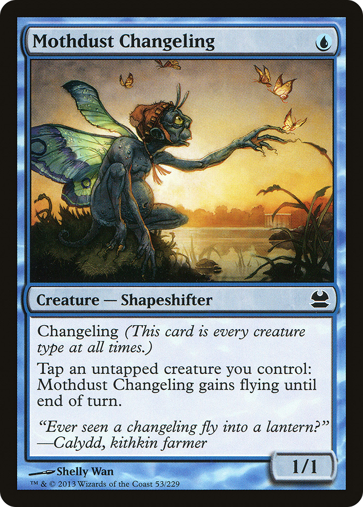 Mothdust Changeling (MMA-053) [Modern Masters] Foil