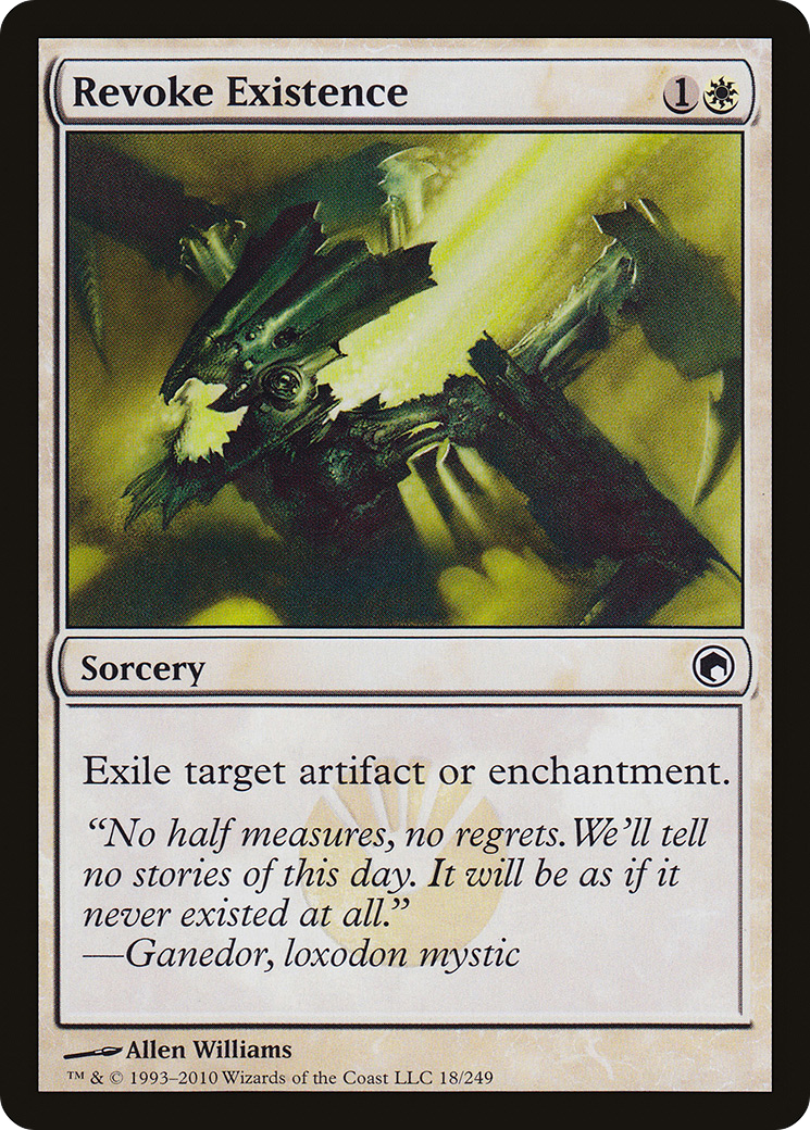 Revoke Existence (SOM-018) [Scars of Mirrodin] Foil