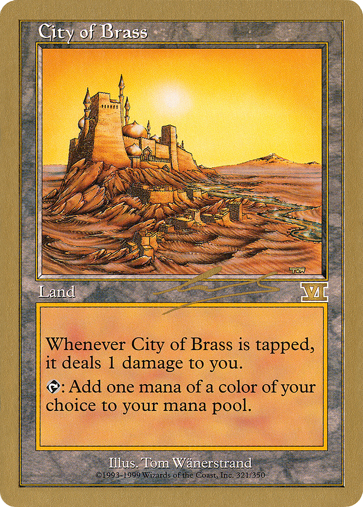 City of Brass - 2000 Nicolas Labarre (6ED) [World Championship Decks 2000]