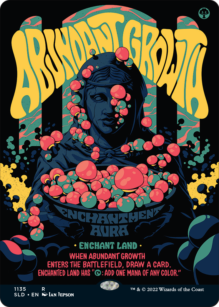 Abundant Growth (SLD-1135) (Borderless) [Secret Lair Drop]