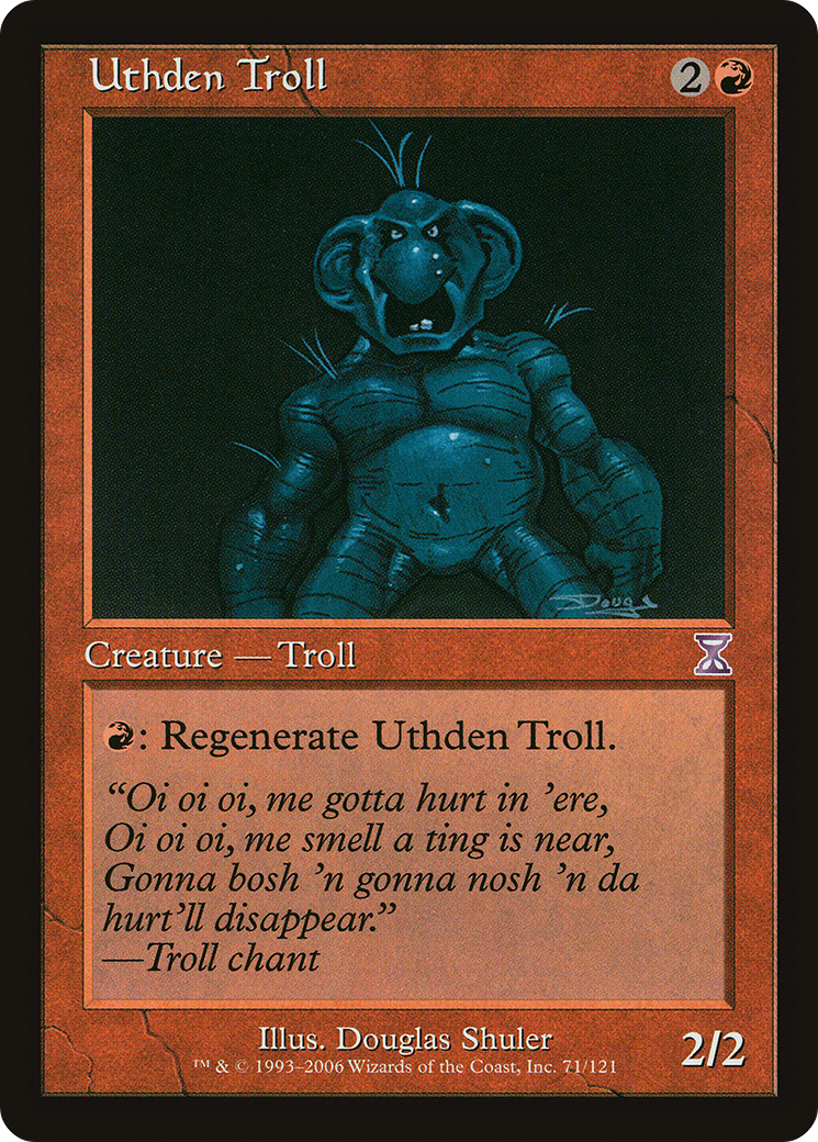 Uthden Troll (TSB-071) [Time Spiral Timeshifted] Foil