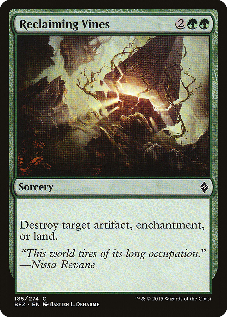 Reclaiming Vines (BFZ-185) [Battle for Zendikar]