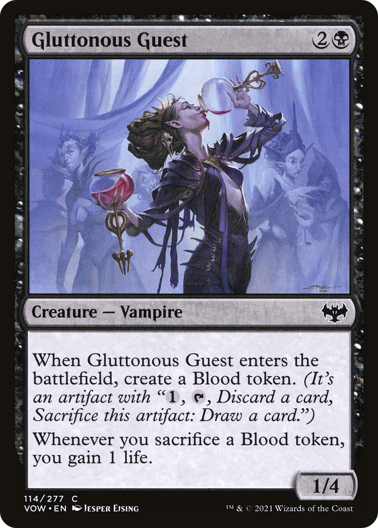 Gluttonous Guest (VOW-114) [Innistrad: Crimson Vow]