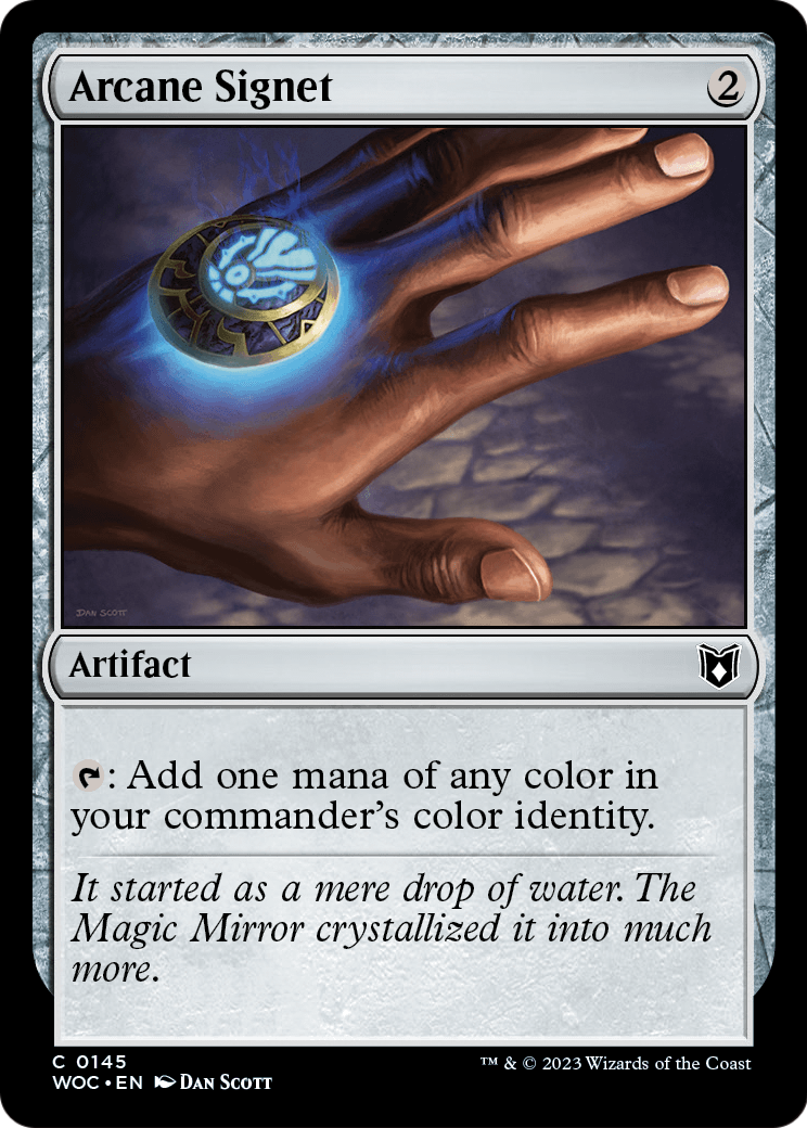 Arcane Signet (WOC-145) [Wilds of Eldraine Commander]