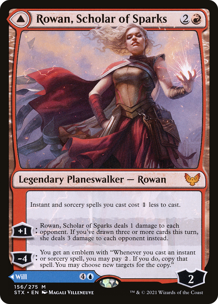 Rowan, Scholar of Sparks (STX-156) [Strixhaven: School of Mages]