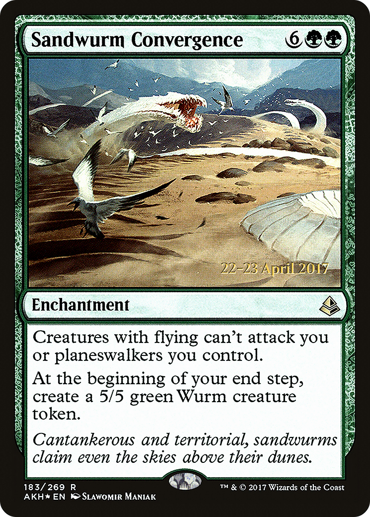 Sandwurm Convergence (PRE-183S) [Amonkhet Promos] Foil