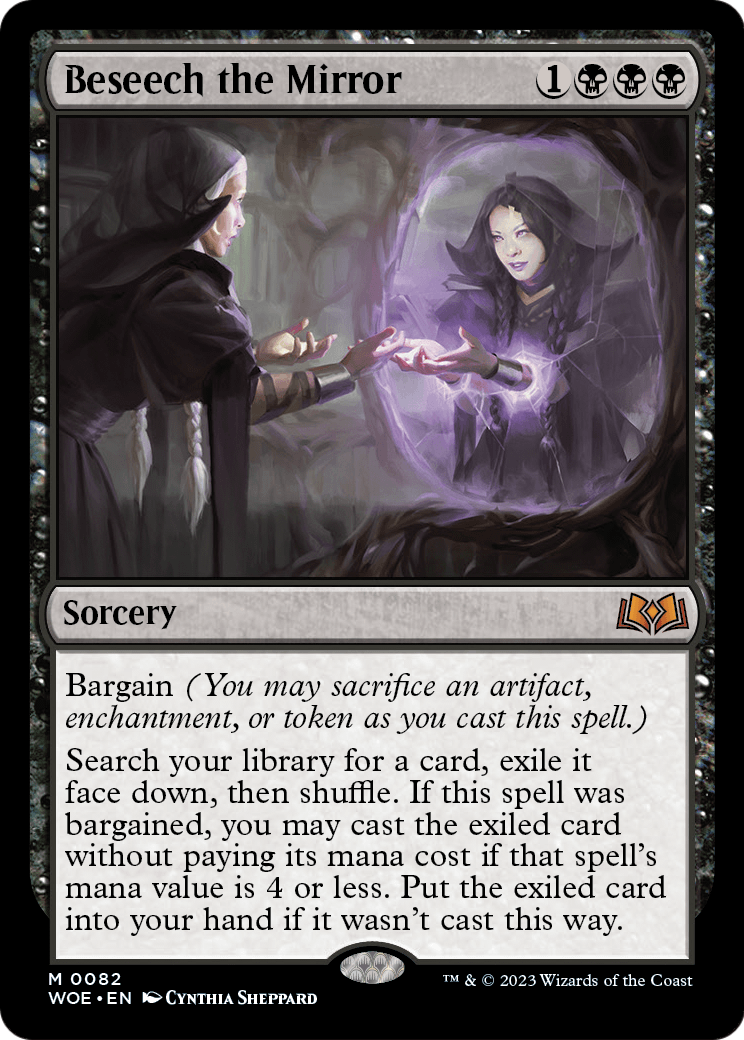 Beseech the Mirror (WOE-082) [Wilds of Eldraine] Foil