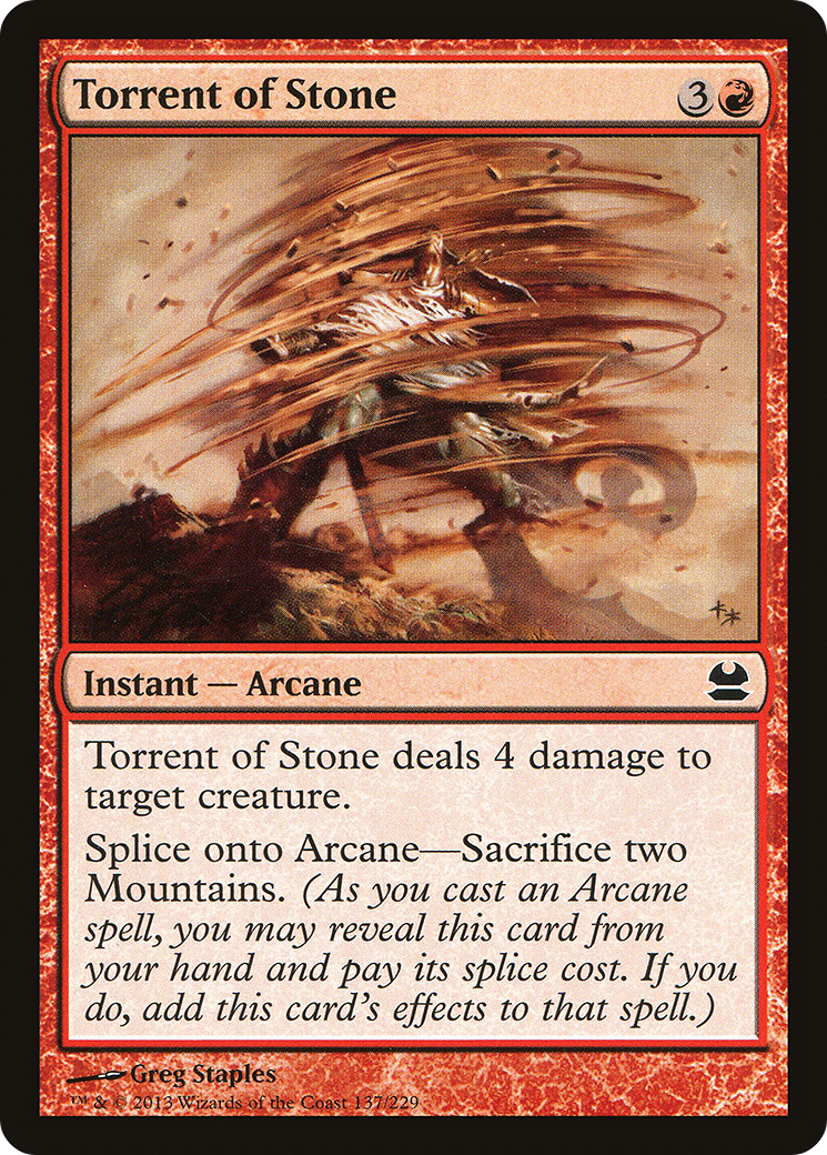 Torrent of Stone (MMA-137) [Modern Masters] Foil