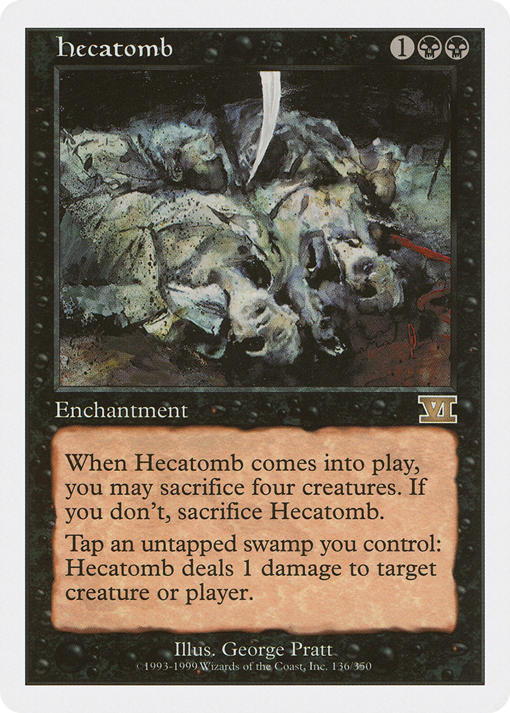 Hecatomb (6ED-136) [Classic Sixth Edition]