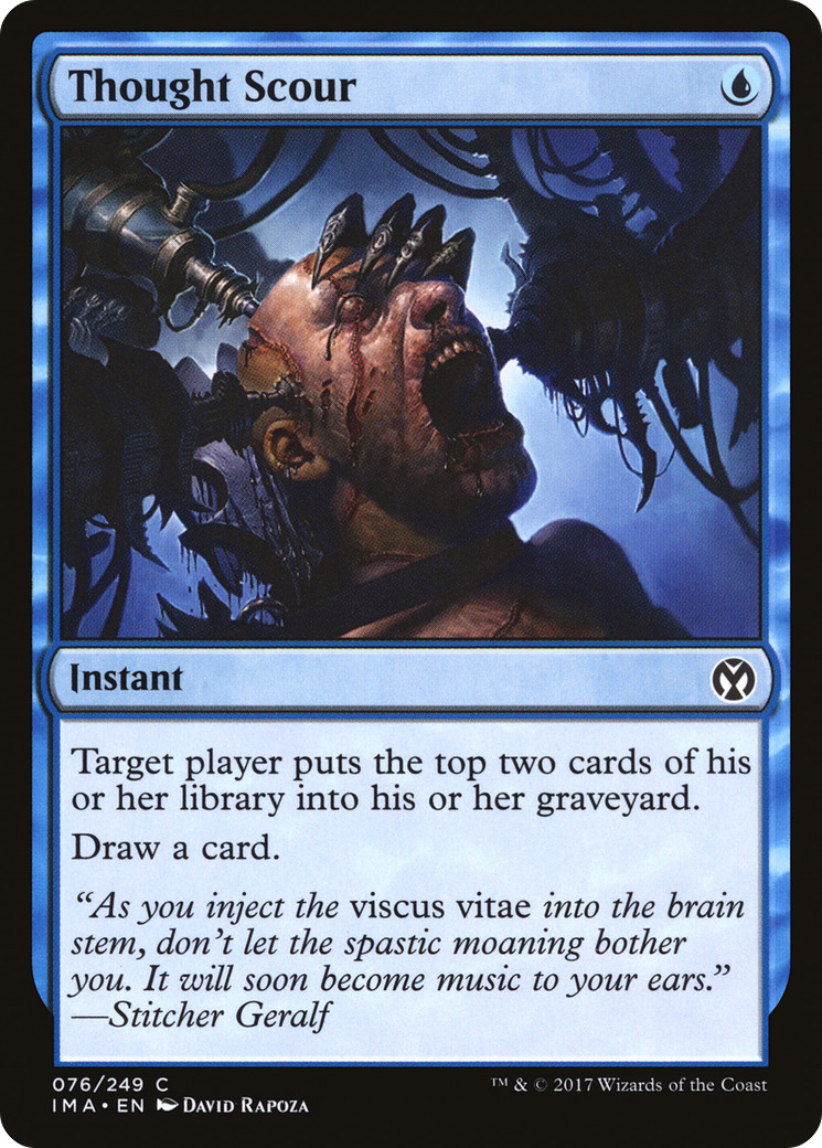 Thought Scour (IMA-076) [Iconic Masters] Foil