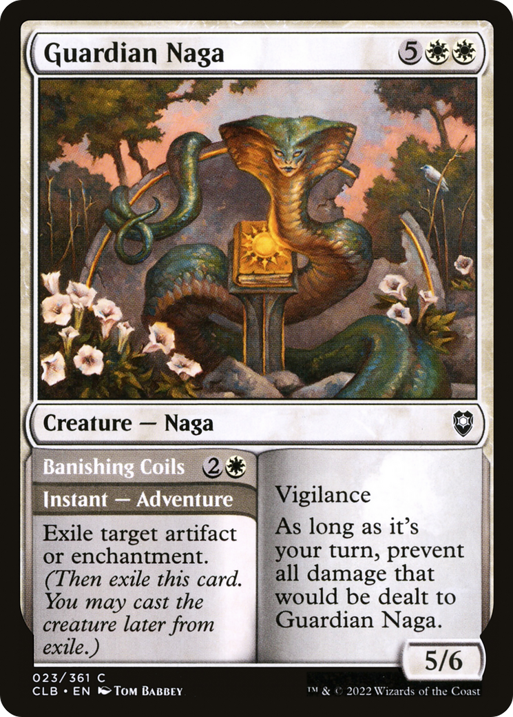 Guardian Naga (CLB-023) [Commander Legends: Battle for Baldur's Gate]