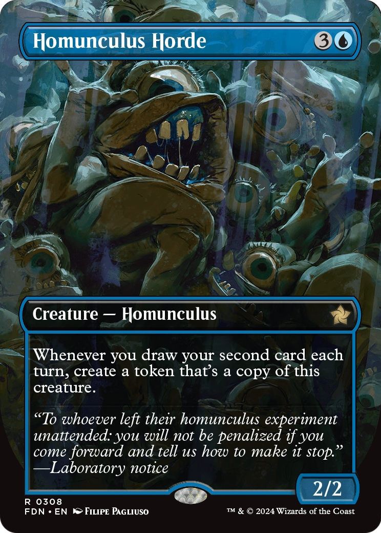 Homunculus Horde (Borderless) (FDN-308) [Foundations]