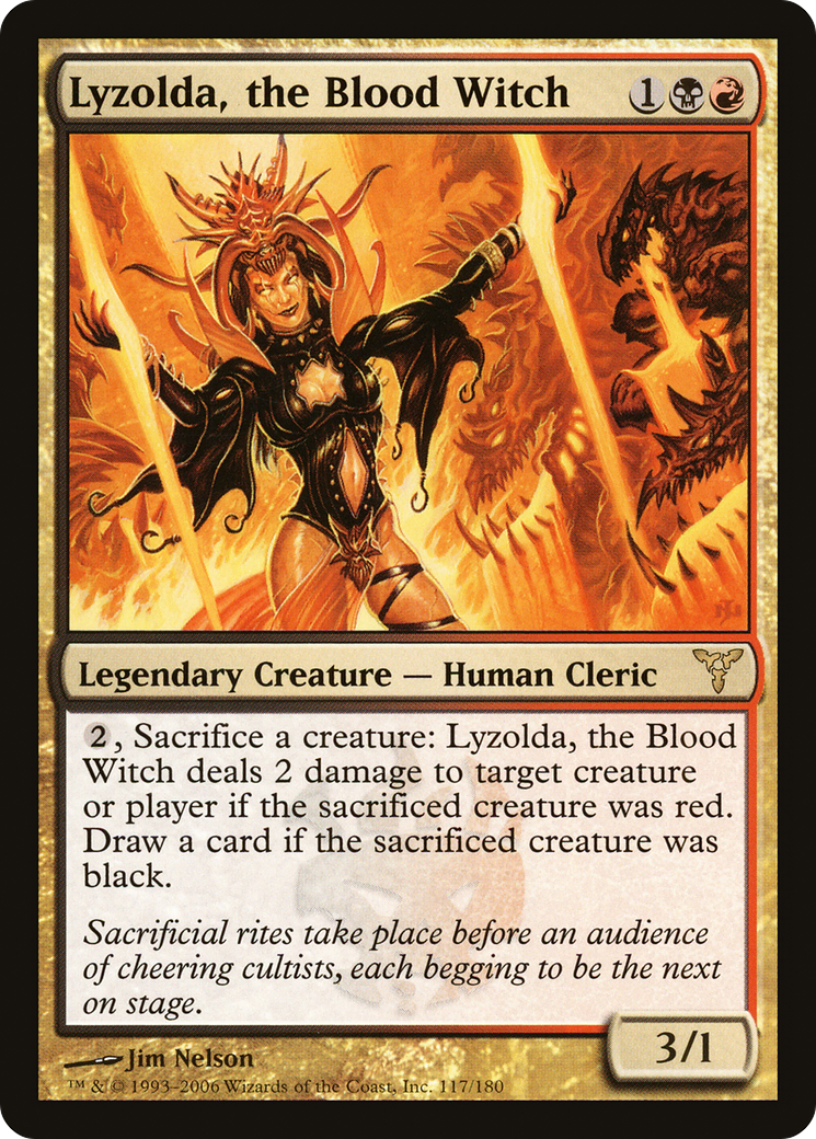 Lyzolda, the Blood Witch (DIS-117) [Dissension] Foil