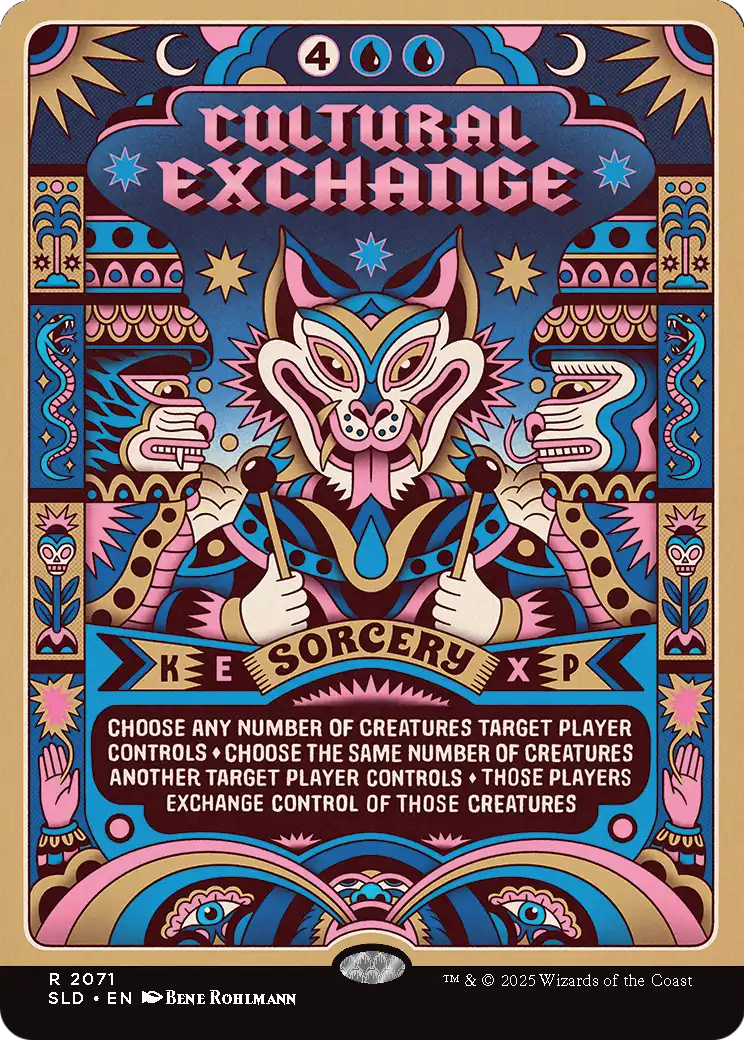 Cultural Exchange (SLD-2071) (Borderless) [Secret Lair Drop]