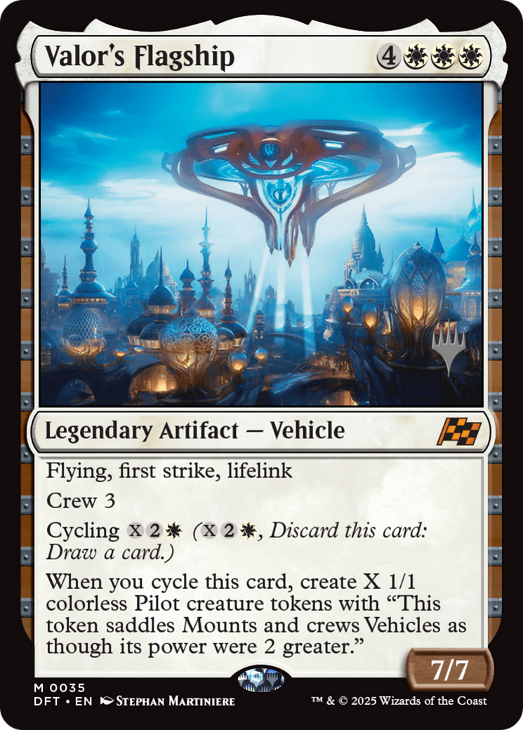 Valor's Flagship (PPDFT-035) [Promo Pack: Aetherdrift]