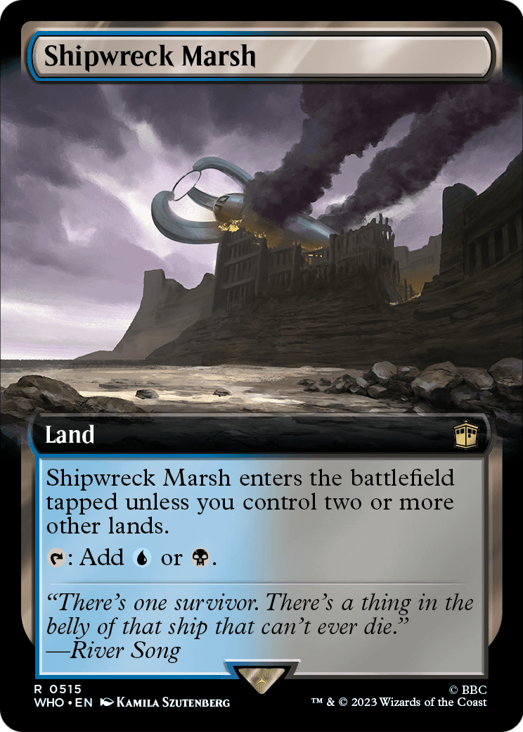Shipwreck Marsh (Extended Art) (WHO-515) [Doctor Who] Foil