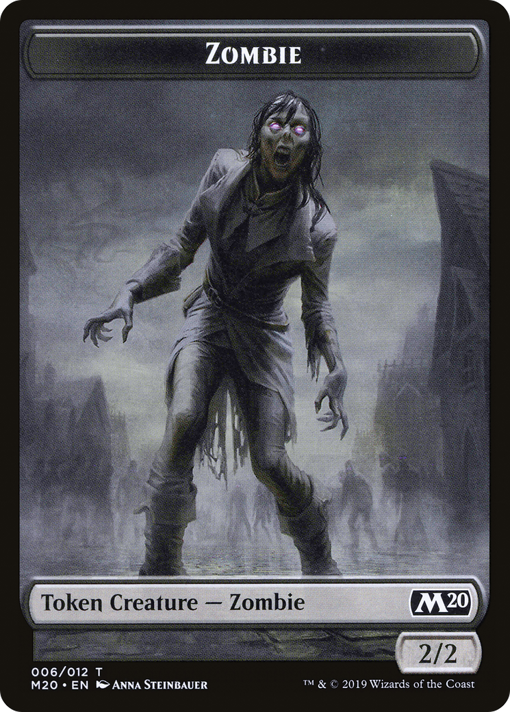 Zombie Token (M20-006) [Core Set 2020 Tokens]