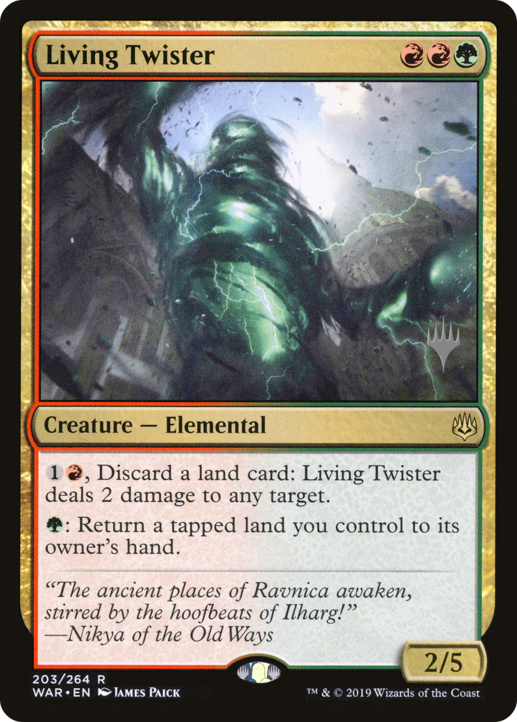 Living Twister (PPELD-203) [Promo Pack: War of the Spark Promos] Foil