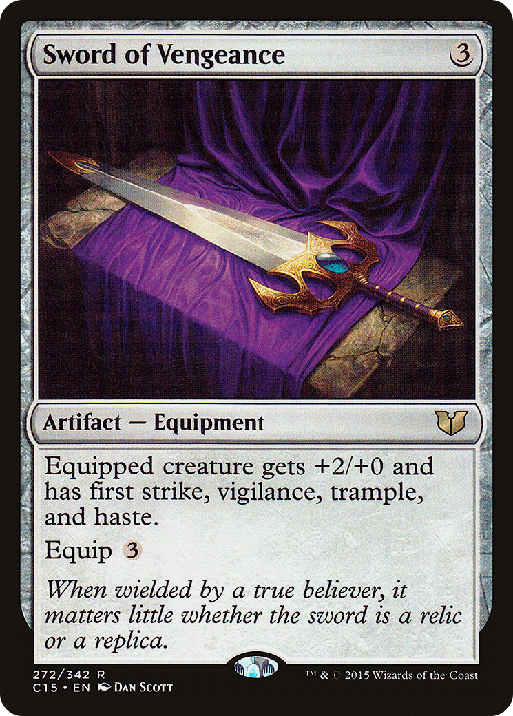 Sword of Vengeance (C15-272) [Commander 2015]