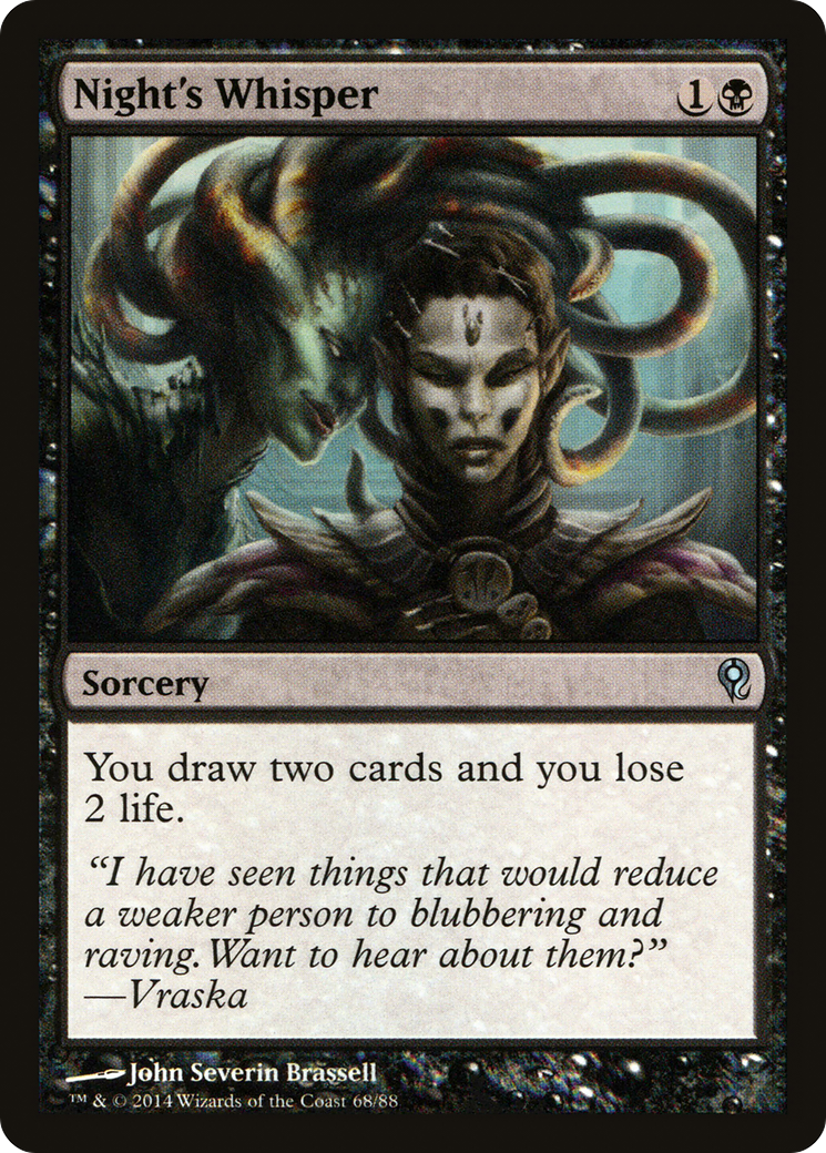 Night's Whisper (DDM-068) [Duel Decks: Jace vs. Vraska]