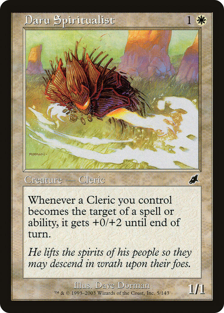 Daru Spiritualist (SCG-005) [Scourge] Foil