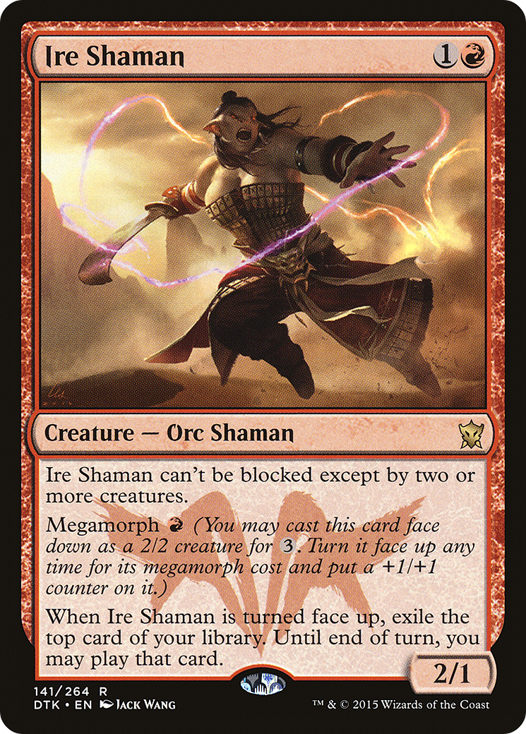 Ire Shaman (DTK-141) [Dragons of Tarkir] Foil