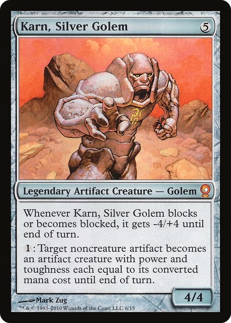 Karn, Silver Golem [From the Vault: Relics] Foil