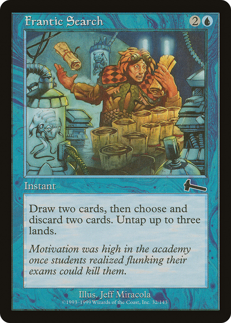 Frantic Search (ULG-032) [Urza's Legacy] Foil