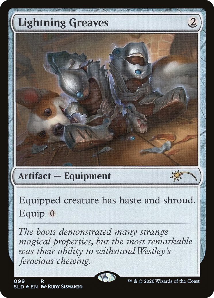 Lightning Greaves (SLD-099) [Secret Lair Drop] Foil