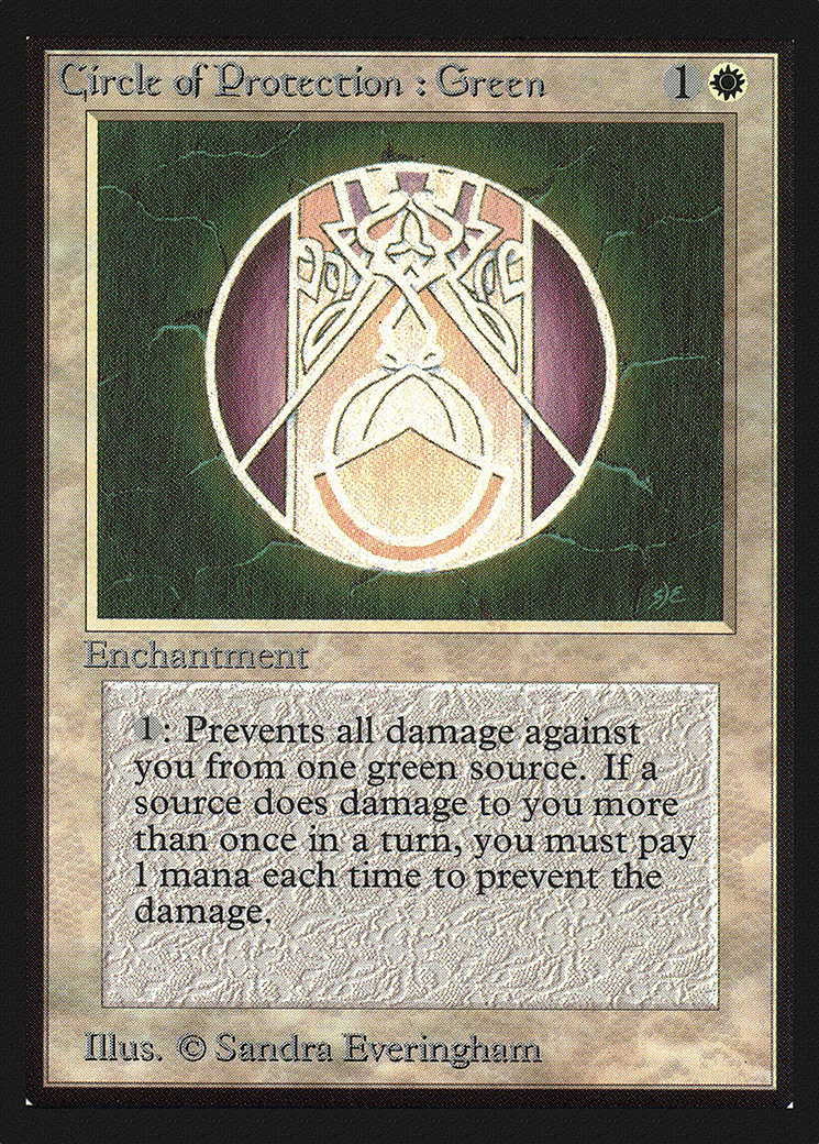 Circle of Protection: Green (IE) [Intl. Collectors' Edition]